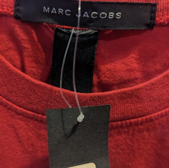 Marc Jacobs Red  Blondie Debbie Harry T Small punk - Picture 6 of 10